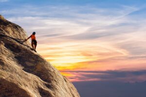 rock climbing