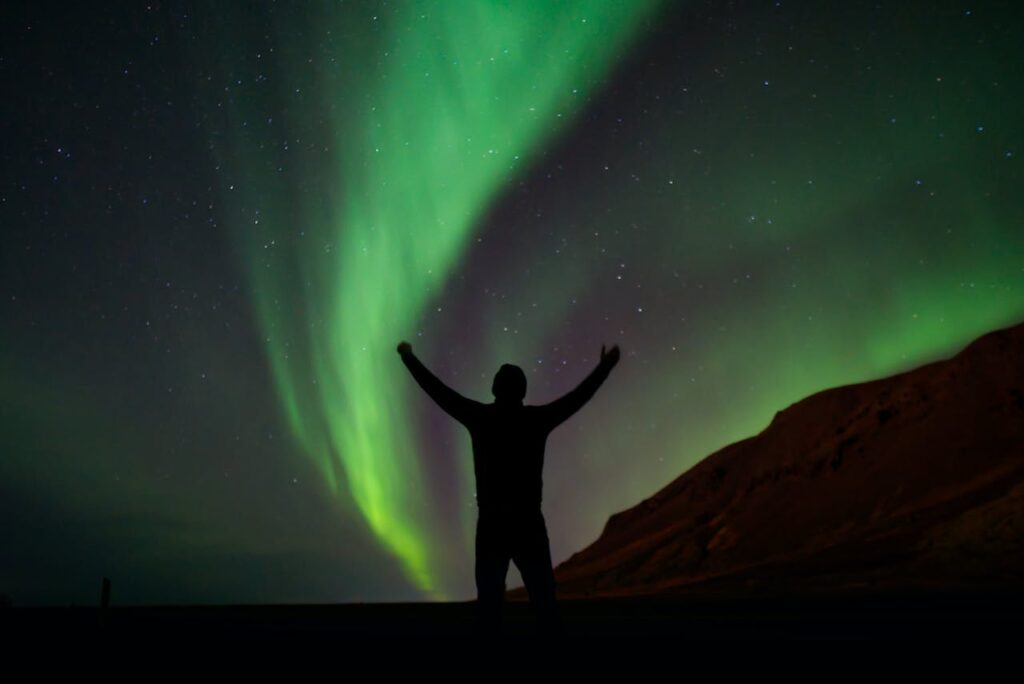 Witnessing the Northern Lights in Iceland