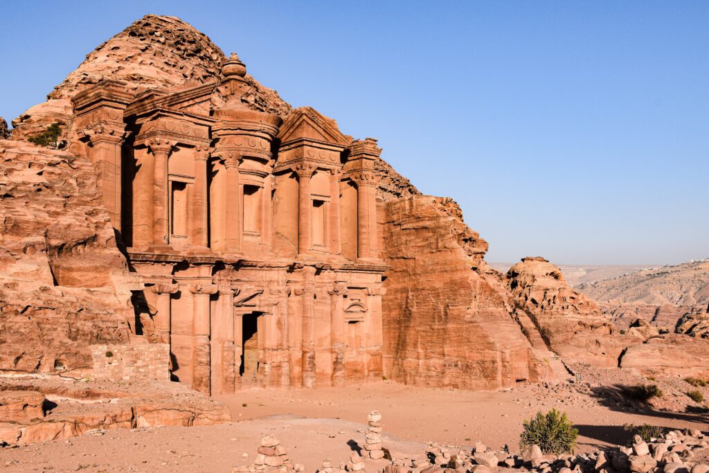 the Lost City of Petra in Jordan